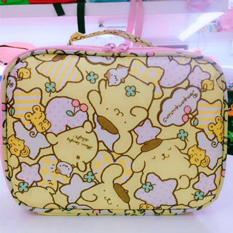 Мультфильм моя мелодия Cinnamoroll pompomprin Anpanman stellamou косметичка для девочек милый подарок 24 см* 18 см* 9 см