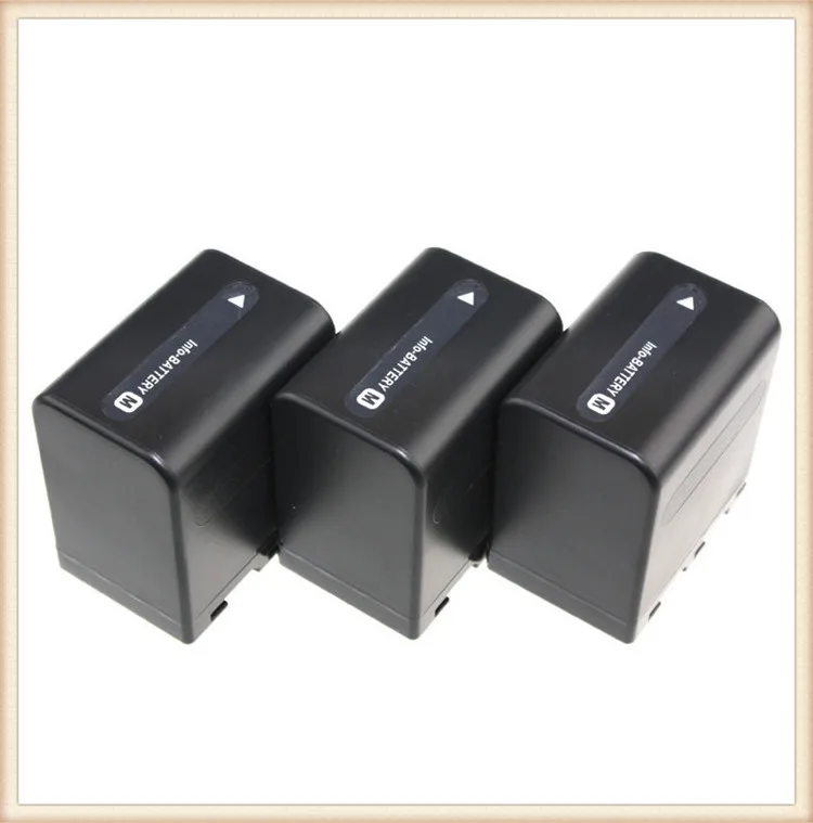 High Capacity 4200mAh 3PCs NP-QM91/NP-FM90 Camera Batteies +NP FM90 BATTERY Charger +car charger for Sony DCR-PC115E DCR-TRV265 |