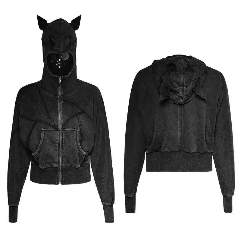 Панк рейв сексуальный новый модный рок готический Повседневный Женский Темный