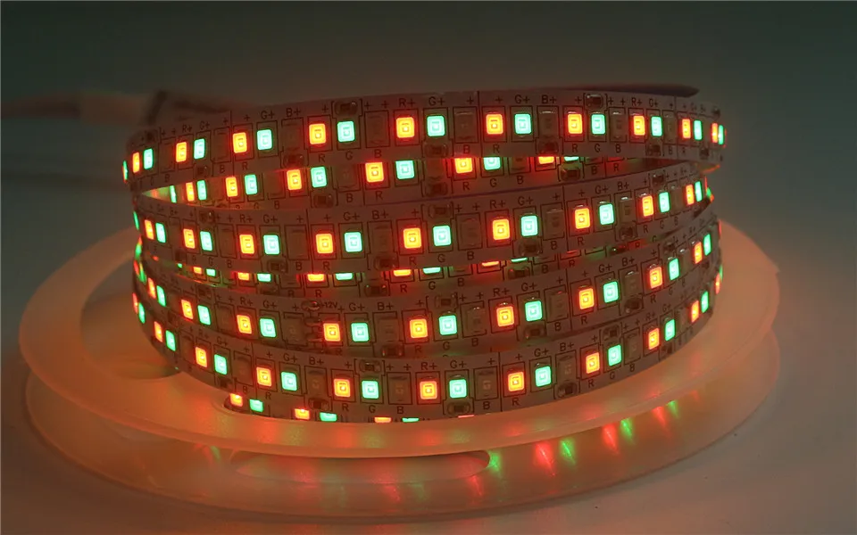 5 м Светодиодная лента-светильник 2835 SMD 240 светодиодный s/m 234 светодиодный s/M 24 в 12 В водонепроницаемый IP30 IP65 Гибкая теплая белая RGB Гибкая полоса Tamp