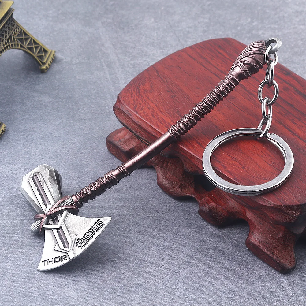 SG Новые Мстители 4 бесконечные войны Тор брелоки в виде оружия Mjolnir молоток подвеска в виде топора для мужчин кинолюбителей автомобильный брелок ювелирные изделия