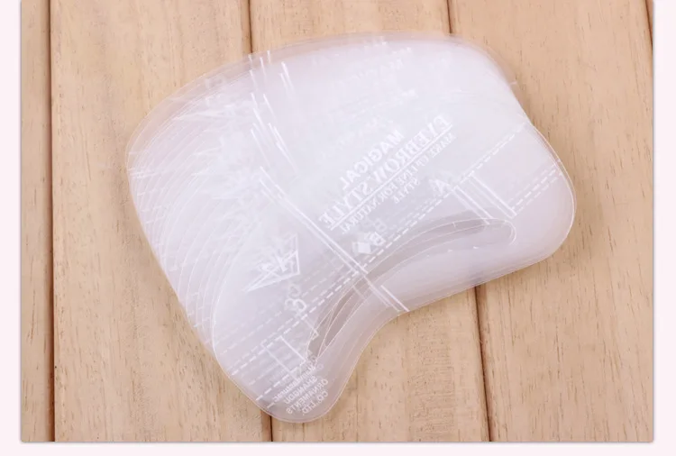 Eyebrow Stencil DIY Drawing Beginner Guide Styling Shaping Grooming Template Card Easy Makeup Beauty Kit 24 Pcs | Красота и здоровье