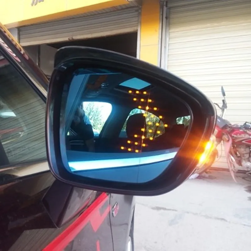 Совершенно новые синие широкоугольные очки для бокового зеркала заднего вида с