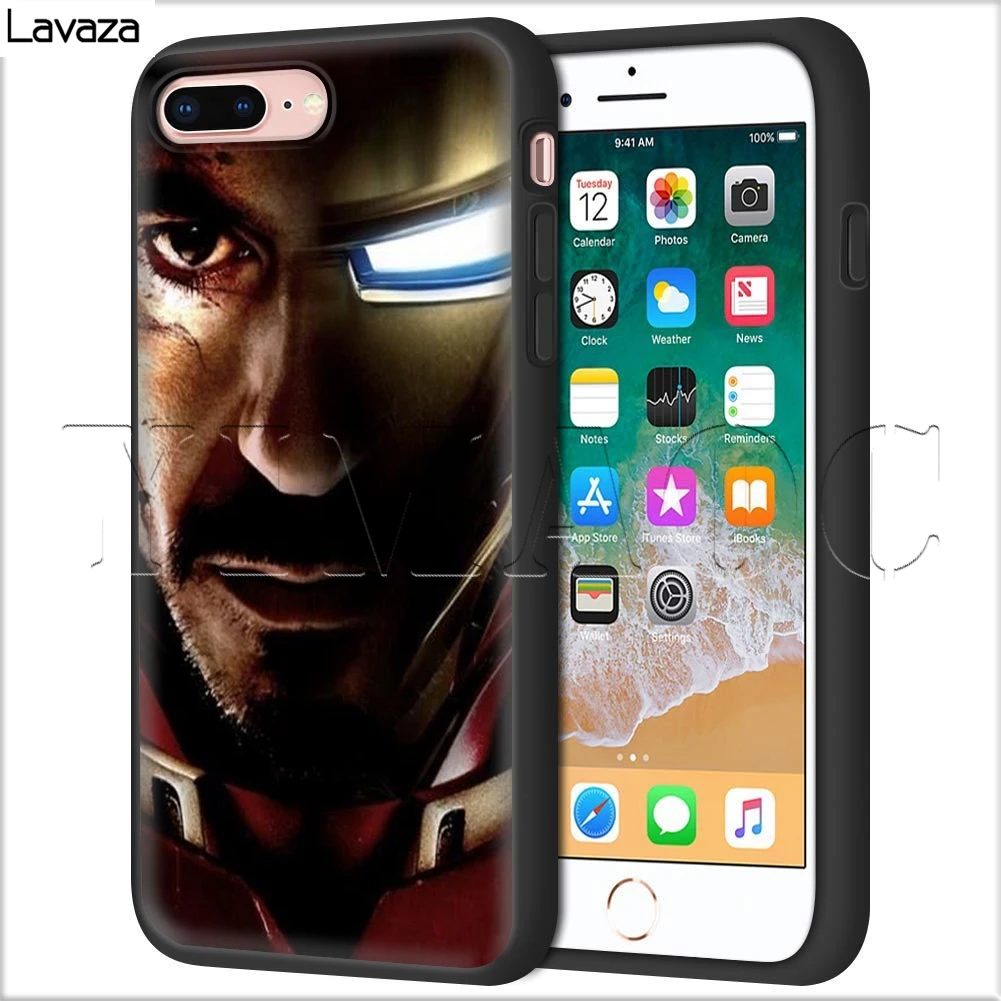 Чехол Lavaza Super Hero Iron Man для iPhone 11 Pro XS Max XR X 8 7 6 6S Plus 5 5s se |