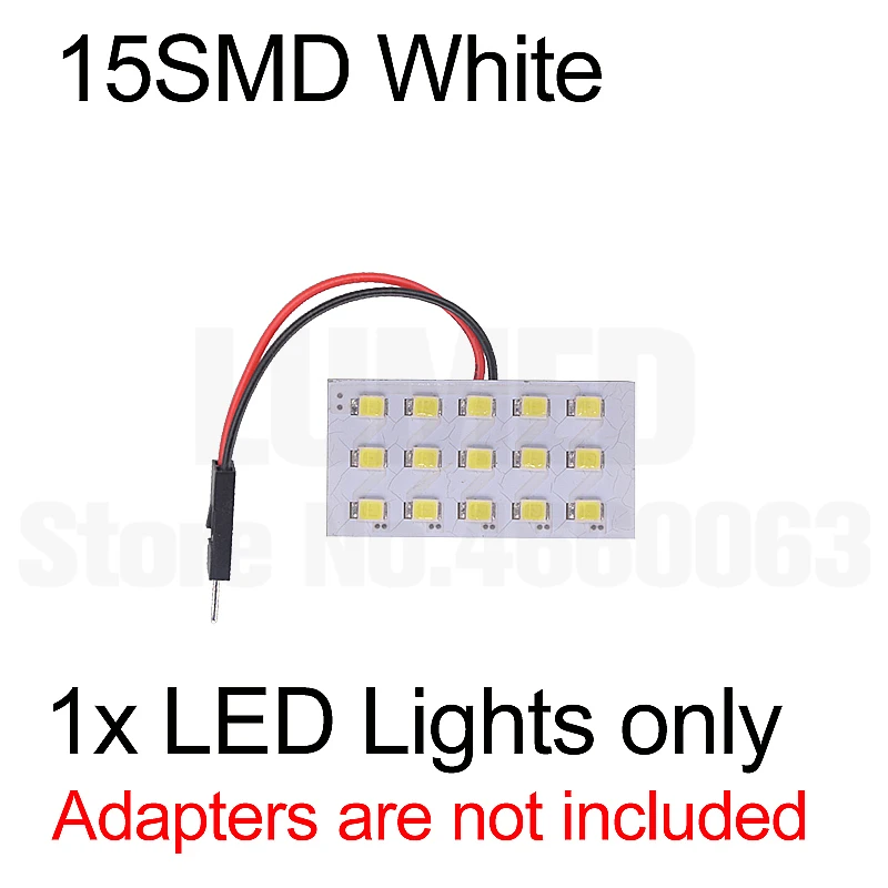1х гирлянда T10 1210 SMD Автомобильный светодиодный панельный светильник для автомобиля, авто интерьерный светильник, купольная лампа для чтения, лампа BA9S DC 12V - Испускаемый цвет: Options 2