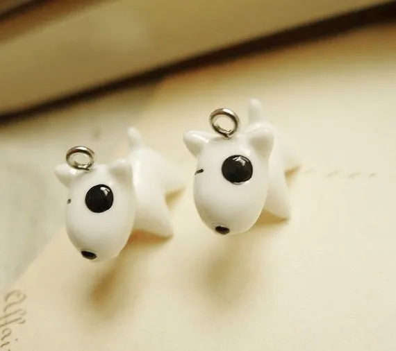 50pcs Kawaii Resin Pendant for Child/Kids Chunky Necklace 20mm Lovely Polka Dot Animal Dog Charms Wholesale | Украшения и