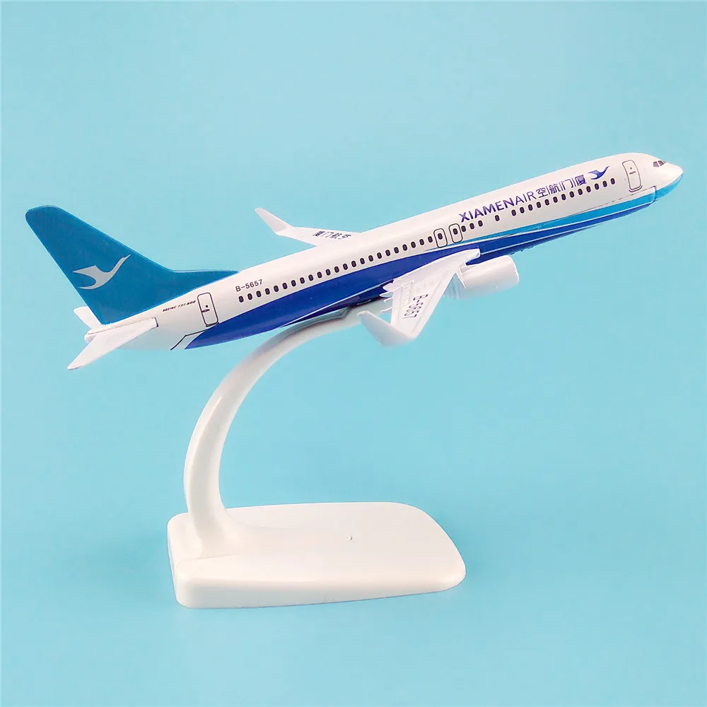 16 см металлическая модель самолета воздуха Китай Сямэнь эйр B737 800 Boeing 737