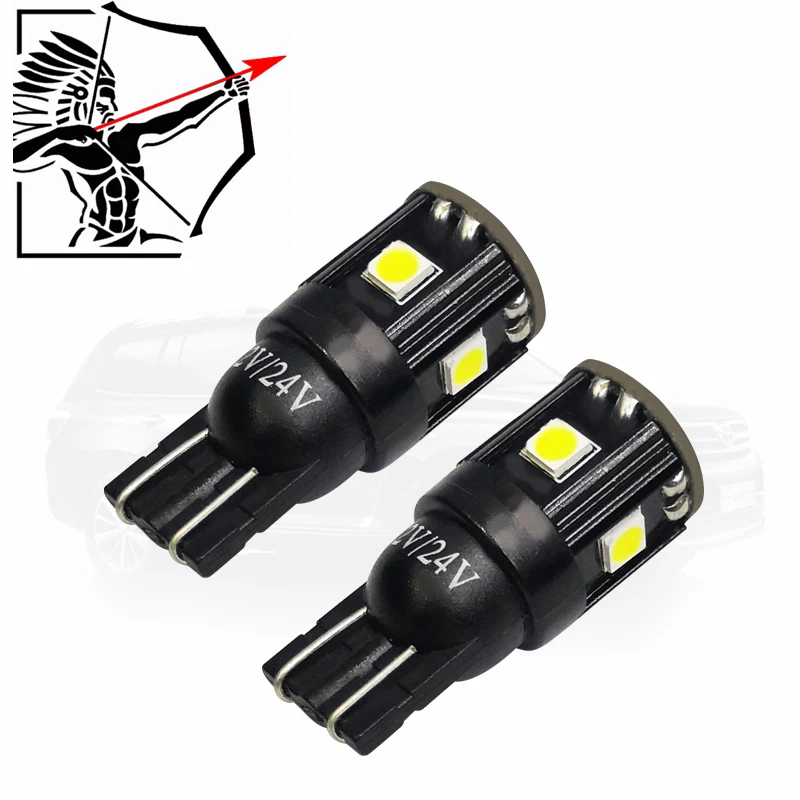 2 шт. T10 3030 7SMD белый светильник светодиодный автомобильные задние фары s указатель