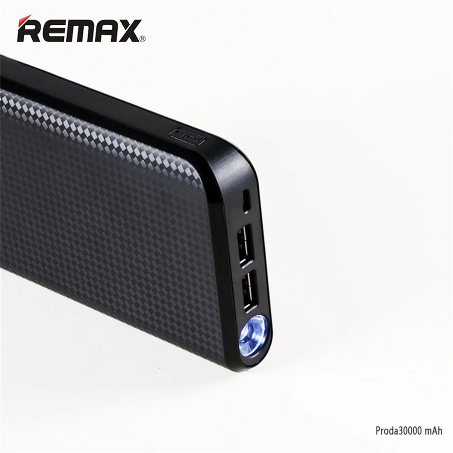REMAX Mobile Power Bank 30000mAh 2 USB LED Portable Charger External Battery Universal Backup powers For iPhone 6s plus Samsung | Мобильные