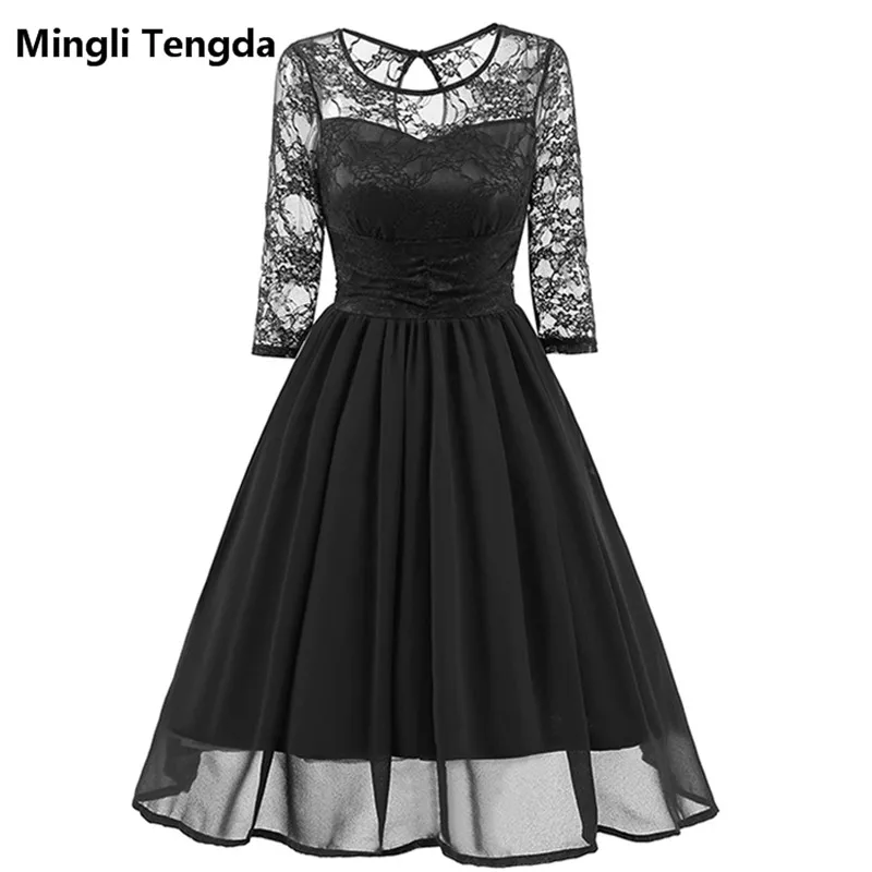 Mingli Tengda фиолетовое шифоновое платье для матери невесты кружевное элегантное