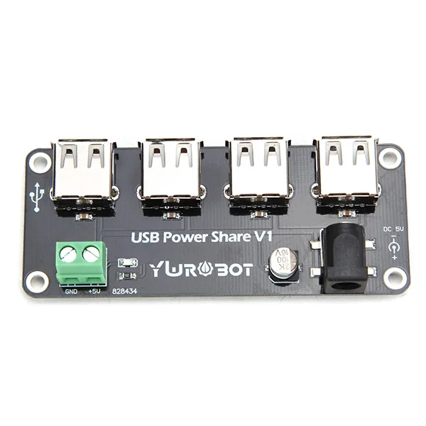 

5V 4 канала USB Мощность сплиттер Мощность зарядная Модульная плата бесплатная доставка
