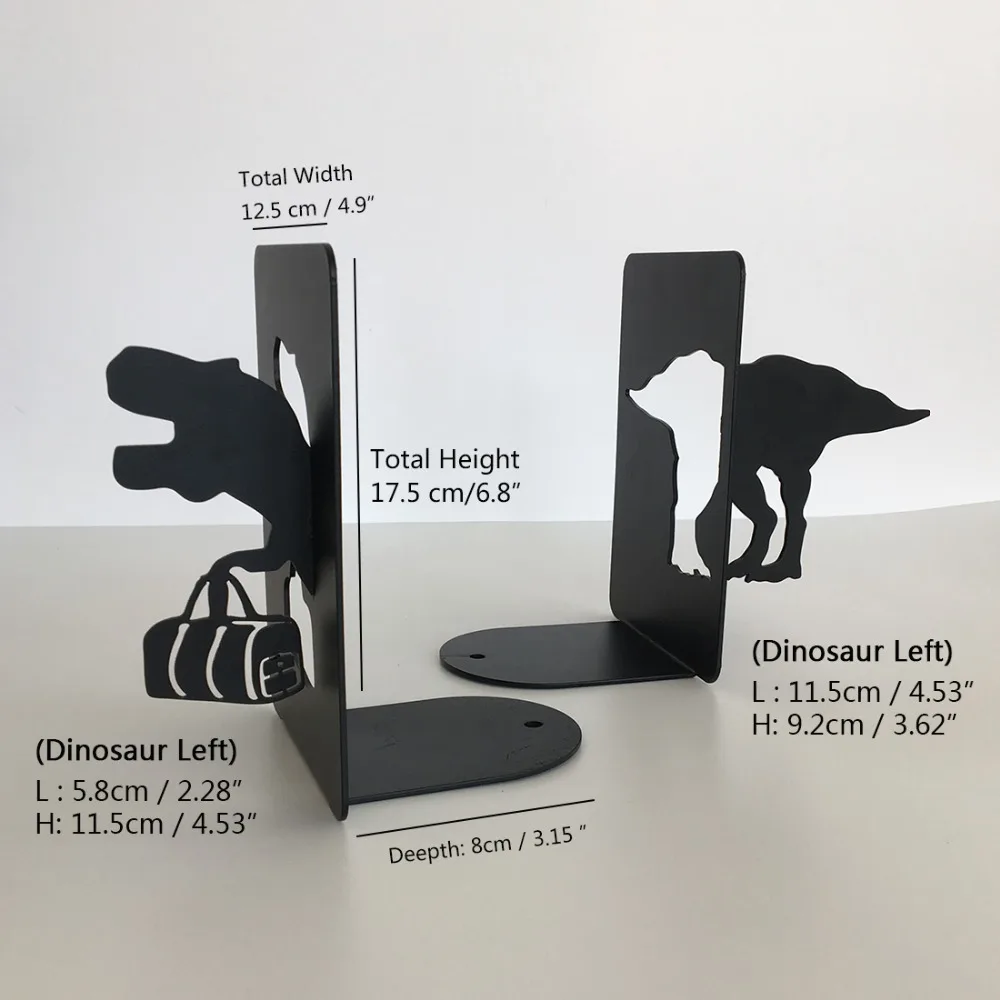 Подставки для книг с динозаврами классные подставки T Rex школьные металлические