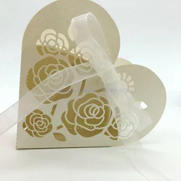 Коробка для конфет коробка из шоколадной бумаги Подарочная сердце цветок