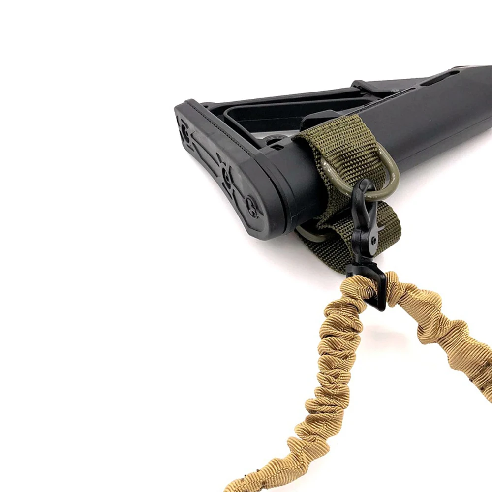 

New Heavy Duty Adjustable Military Tactical Buttstock Sling Adapter W/D-ring compatible with most of sling hooks Dropshipping