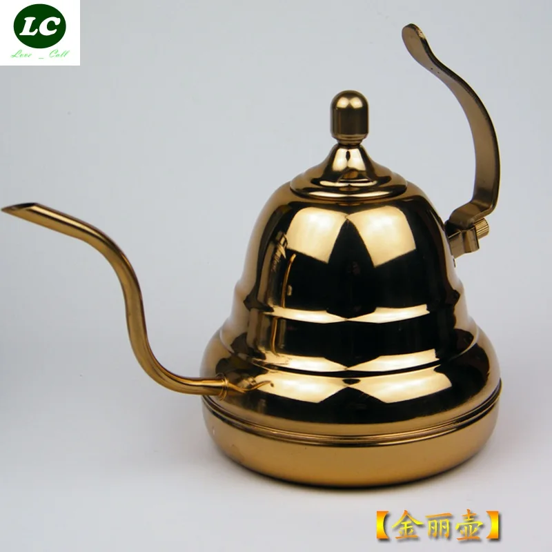 Чайник 1 литр для кофе из нержавеющей стали кастрюля индукционной плиты чайник с