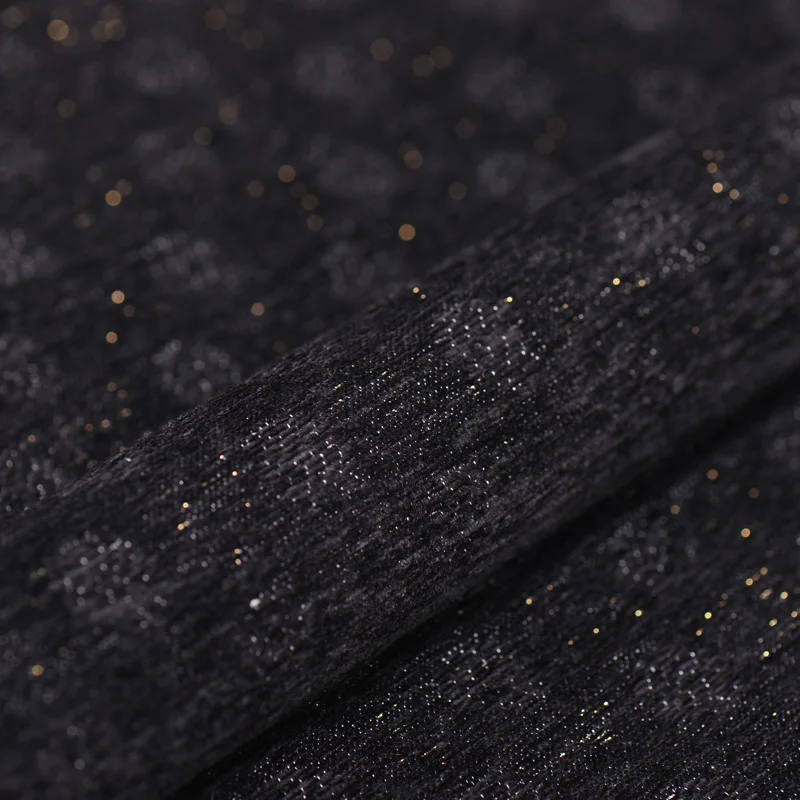 

2016 early spring thick section genuine filament velvet fabric Silk / cotton / gold blended fabrics wholesale cotton cloth