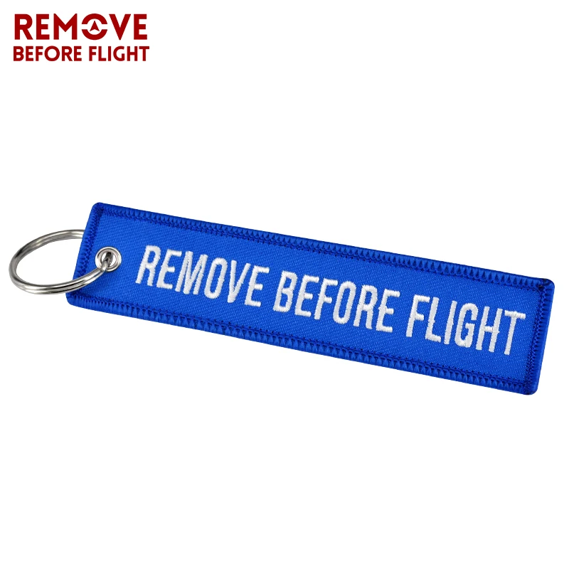 Брелок с надписью Remove Before Flight модный Индивидуальный брелок для ключей мотоциклов