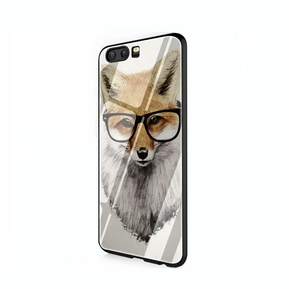 Чехол Sly fox из закаленного стекла для телефона Huawei Mate P 10 20 30 Lite Pro Y9 Honor 8X 7A|Бамперы| |