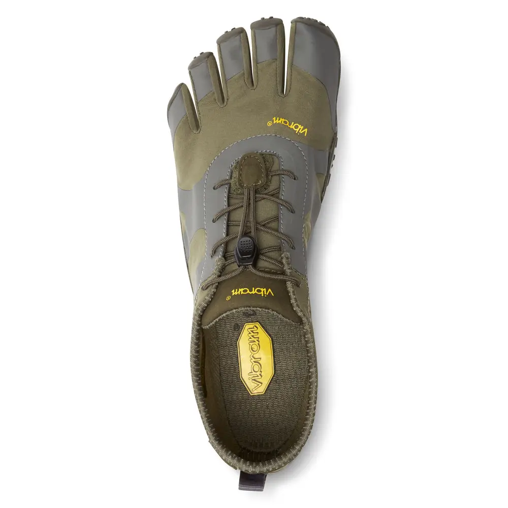 Vibram Fivefingers V-Alpha мужские кроссовки для бега по пересеченной местности, для улицы, с пятью носками, армейский цвет, обувь с пятью пальцами, паркур, приключения