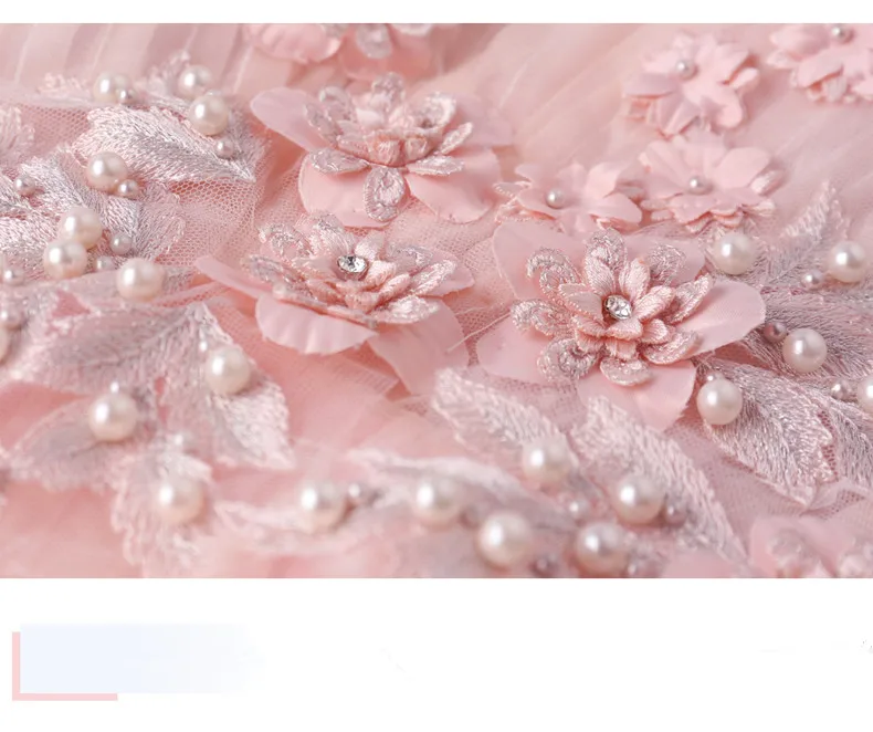 Вечернее платье Abendkleider Robe De Soiree 2019 дизайнерское кружевное розовое на выпускной с