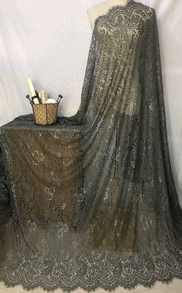 3 м/лот, 12 цветов, аксессуары для одежды DIY, кружевная ткань для ресниц, 150 см, сделай сам, свадебное платье, занавеска, украшение, белый, черный