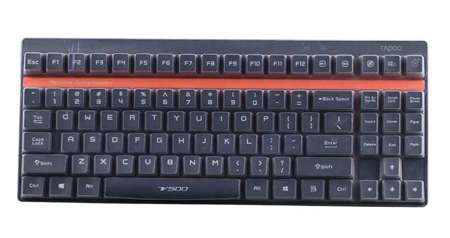 

Waterproof and dustproof Clear Transparent Keyboard Cover Skin For RAPOO V500