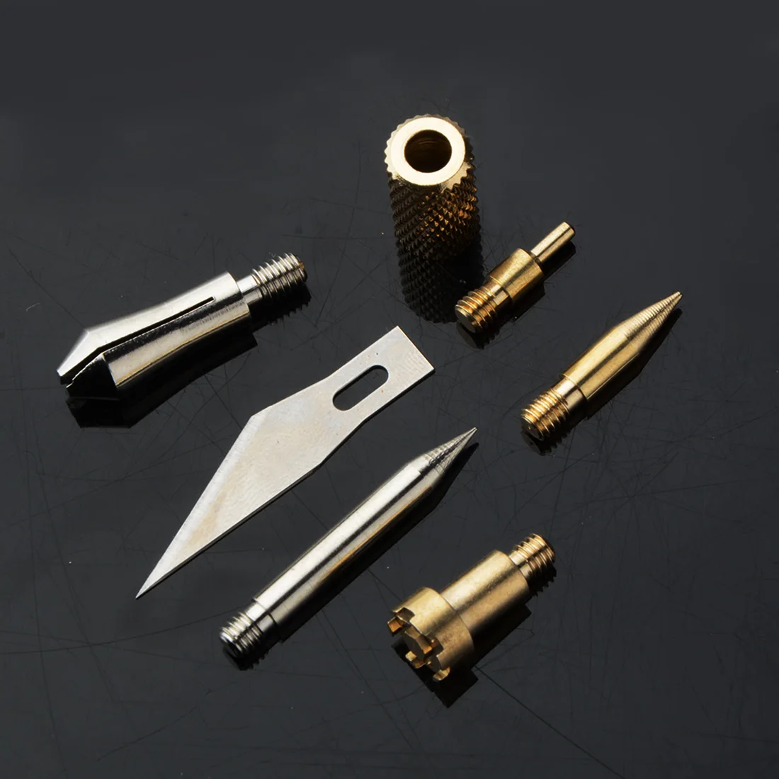 7 шт. набор ручек для сжигания дерева сварочные наконечники и трафареты