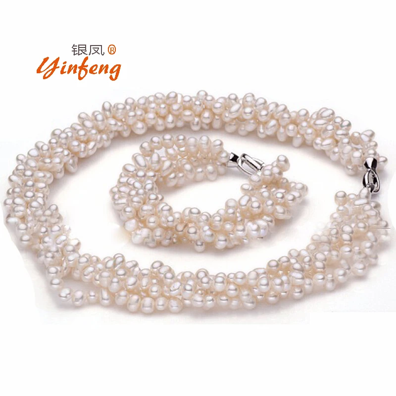 Ожерелье и браслет из натурального жемчуга 100%|real pearl necklace|fashion necklacenecklace fashion |