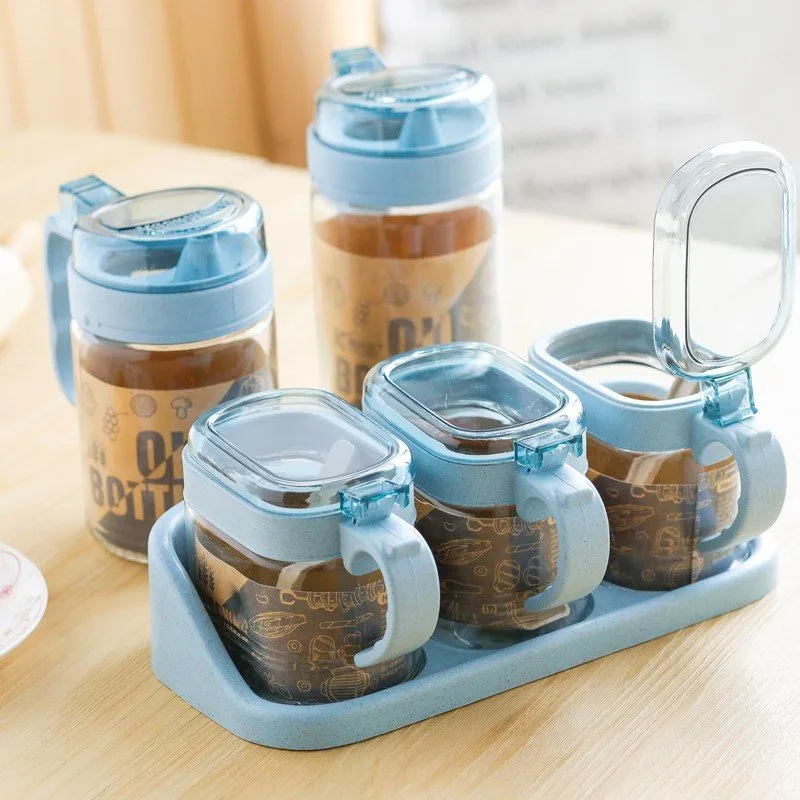 

Kitchen Supplies Kitchen Pepper Spice Shaker Salt Seasoning Can Cruet Condiment Bottle Coffee Sugar Multifunctional kitchen too