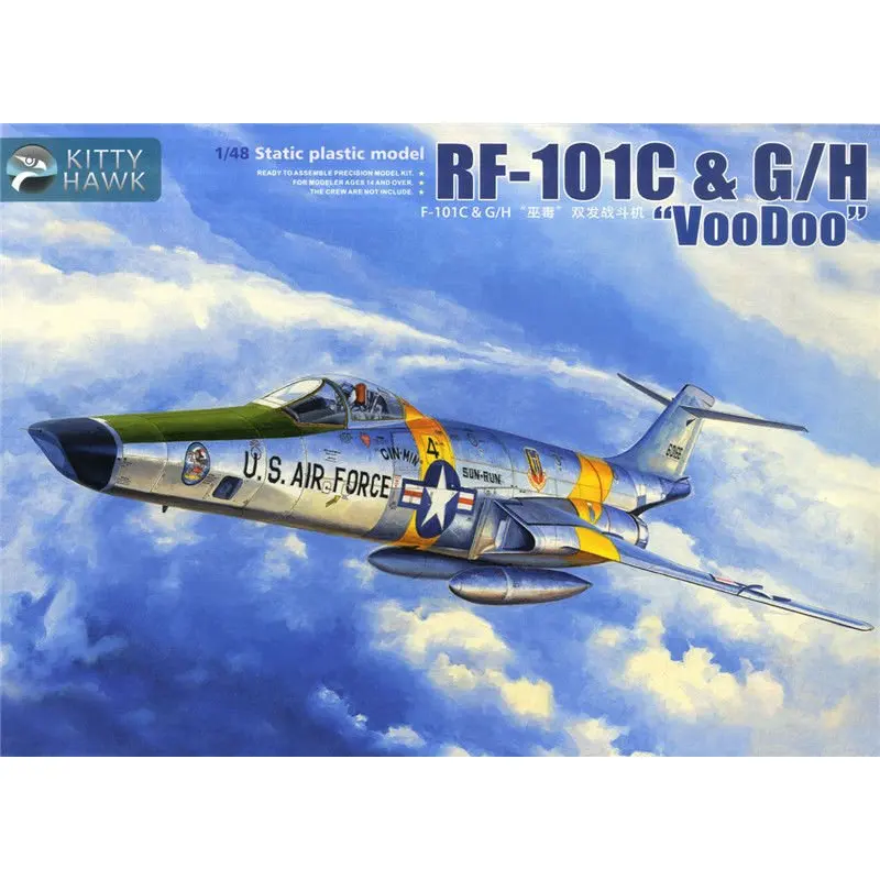 Kitty Hawk KH80116 1/48 RF 101C & G/H Voodoo набор моделей в масштабе|Наборы для сборки моделей| |