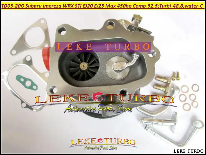 Турбокомпрессор для SUBARU Impreza WRX STI EJ20 EJ25 MAX 450HP турбокомпрессор с турбонаддувом 20G 8