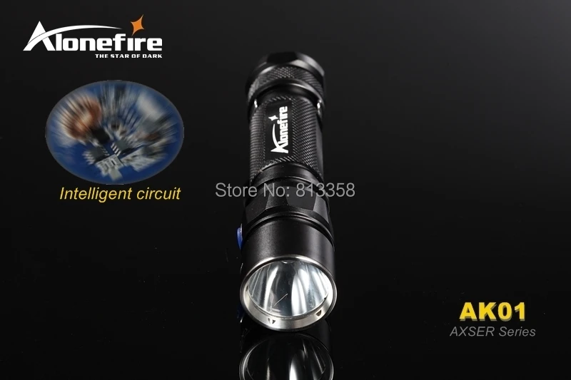 AloneFire классический AK01 AXSER серии CREE XM-L2 светодиодный 3 режима Легкий Мини светодиодный фонарик факел