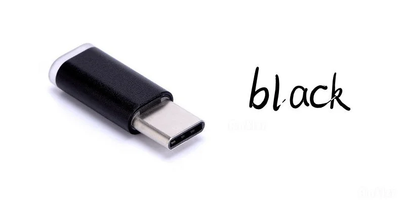 Адаптер Antirr с Micro Usb на Type C переходник из алюминиевого сплава позолотой для