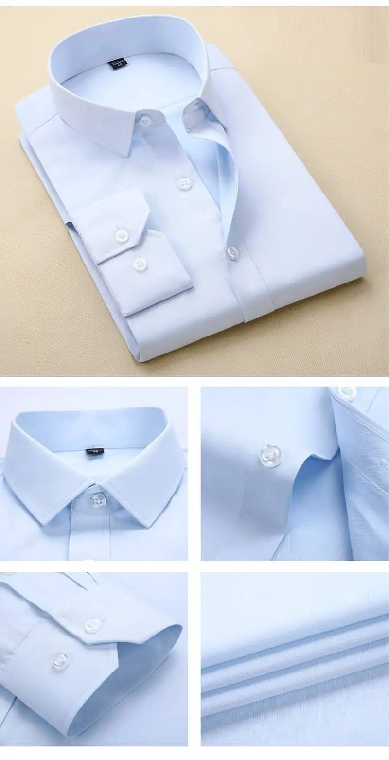 FAISIENS мужские осенние официальные рубашки Большие 8XL 9XL 10XL с длинным рукавом Плюс Размер 6XL 7XL 11XL 12XL 14XL Большие Офисные хлопковые рубашки