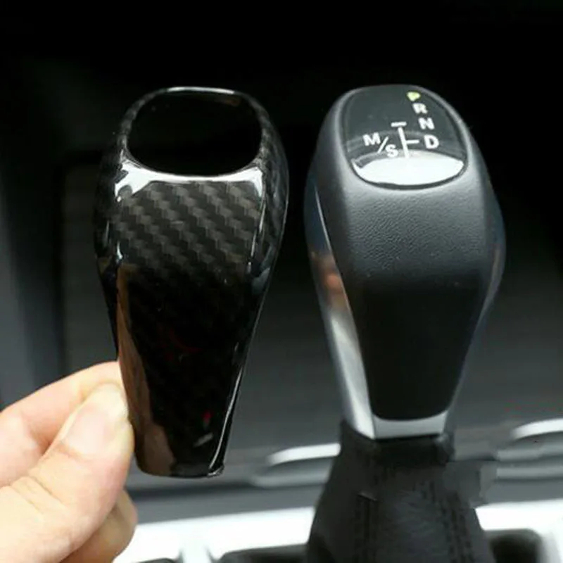 

For BMW 2 Series 2015-2018 1PC Carbon Fiber ABS Chrome Car Gear Shift Knob Panel Frame Cover Trim Car Styling Accessories