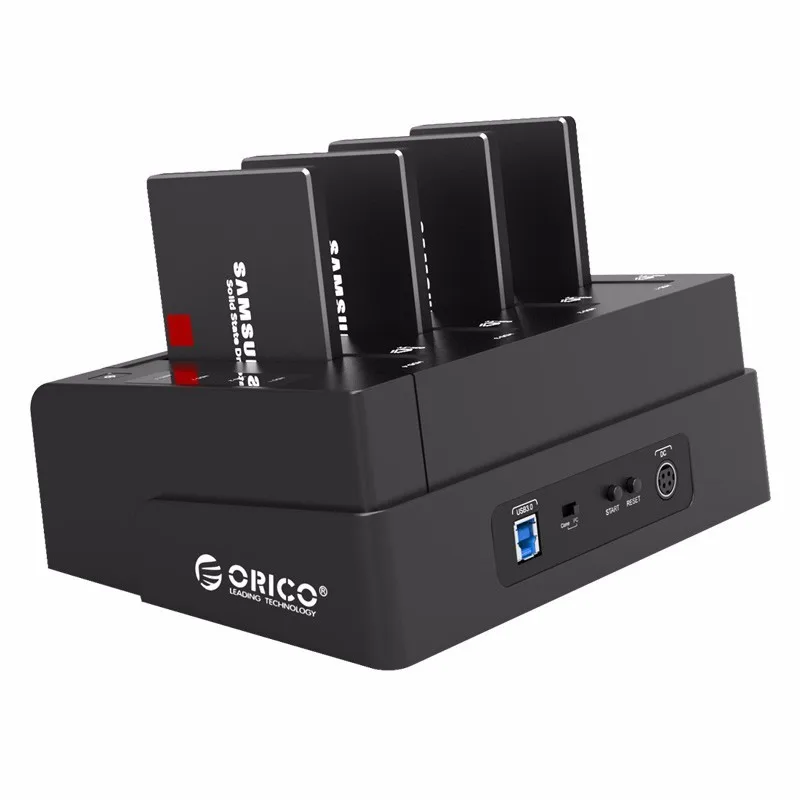 ORICO USB 3,0 на SATA 4 отсека внешний HDD док-станция для 2,5 3,5 дюймов HDD SSD 4 отсека жесткий диск чехол Функция Cloner