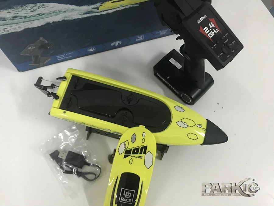 Parkten 2019 Новый RC boatu di001upd UDI008 2 4G 4CH пульт дистанционного управления лодка Скорость
