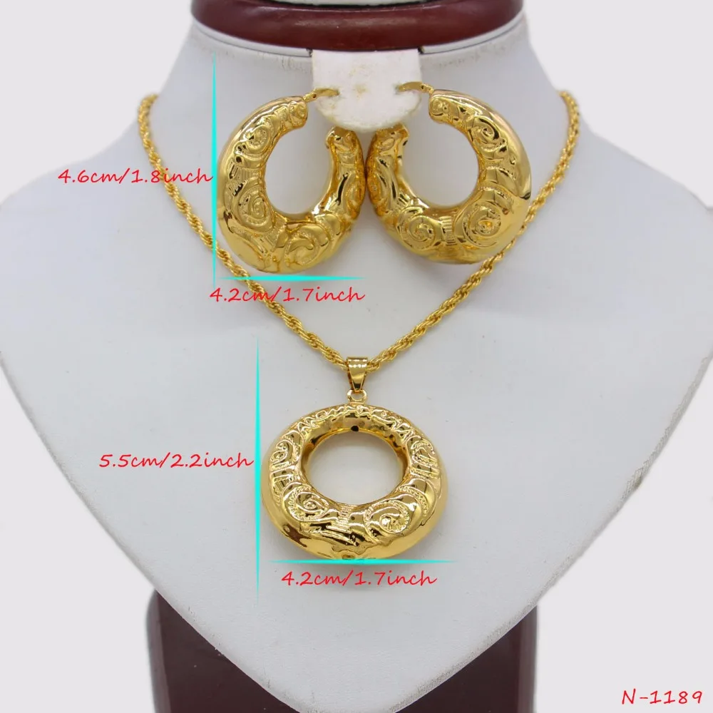Adixyn в нигерийском стиле Серьги/Цепочки и ожерелья/подвеска комплект ювелирных