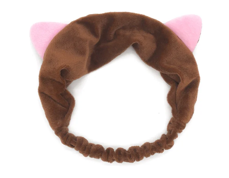 Style 2 Coffee Мягкие бантики из кораллового флиса с надписью «OMG» для женщин и девочек, милые повязки для волос, повязки для волос, головные уборы, аксессуары для волос, новинка - Цвет: Style 2 Coffee