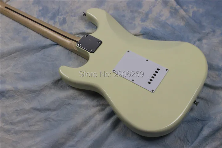 Горячая Распродажа cream электрогитара strat chrome hardware 22 лада кленовый фингерборд