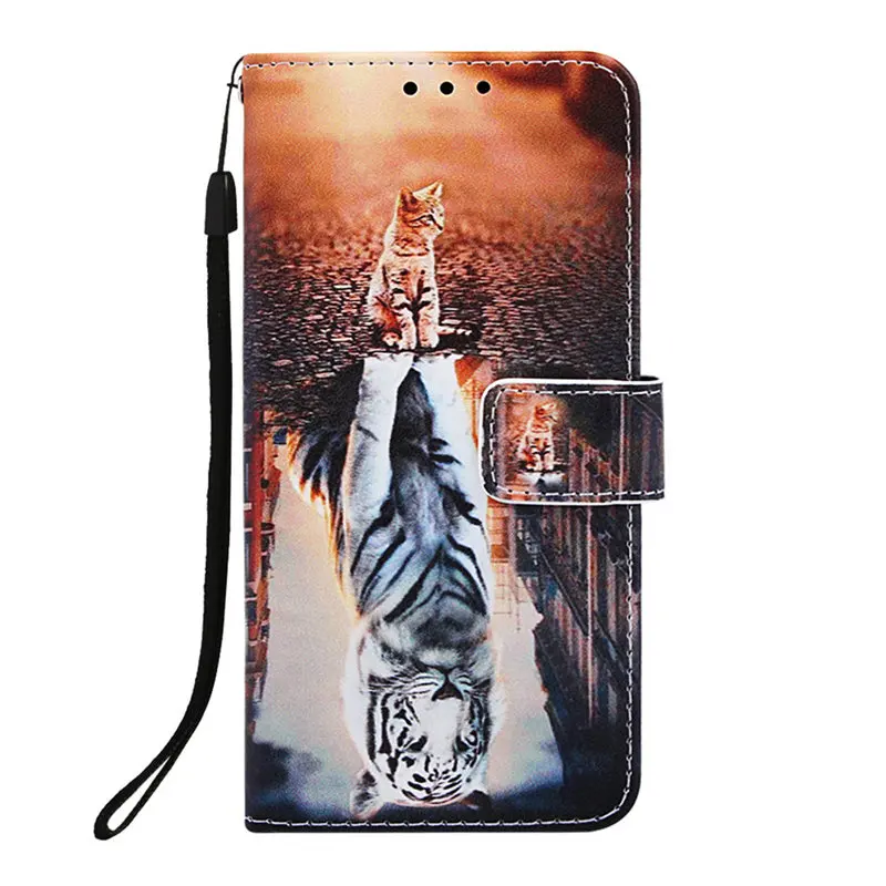 Cat And Tiger Чехол для телефона для samsung Galaxy S8 S9 S10 S10E j4 j6 Plus A7 M10 M20 M30 A10 A20 A30 A50 A70 русалки пони класса люкс сумка DP03D - Цвет: Cat And Tiger
