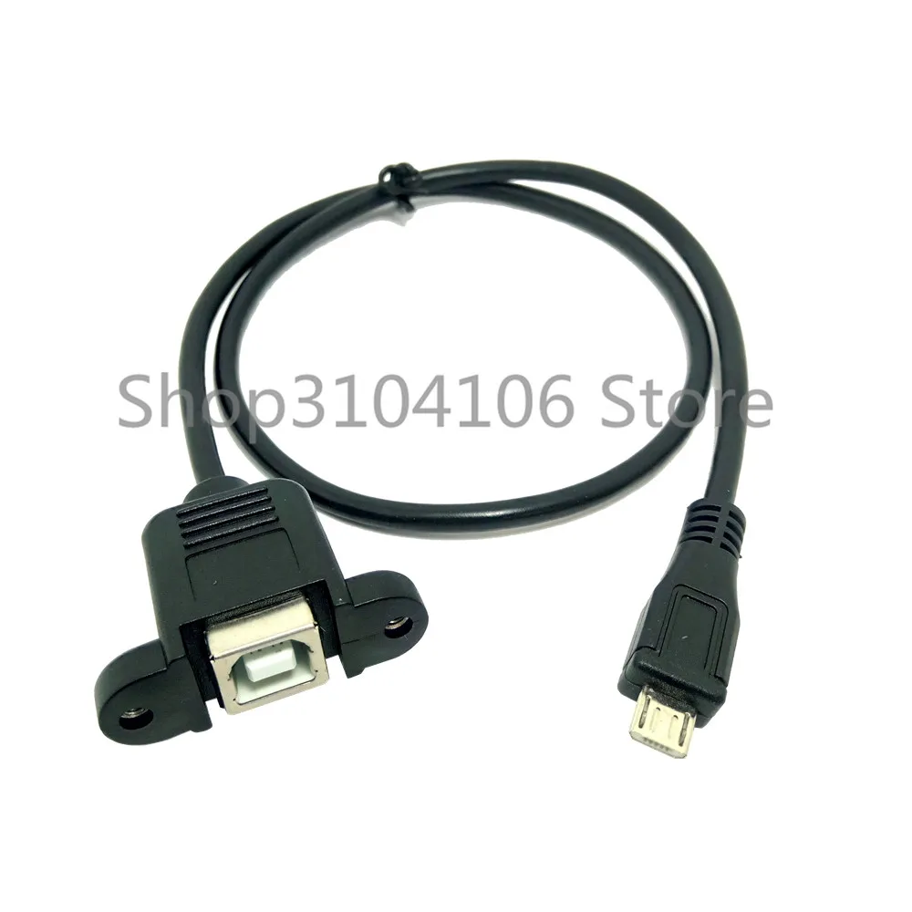 50 см 5Pin Micro USB B Male к USB2.0 Female разъем кабель для передачи данных линейное крепление