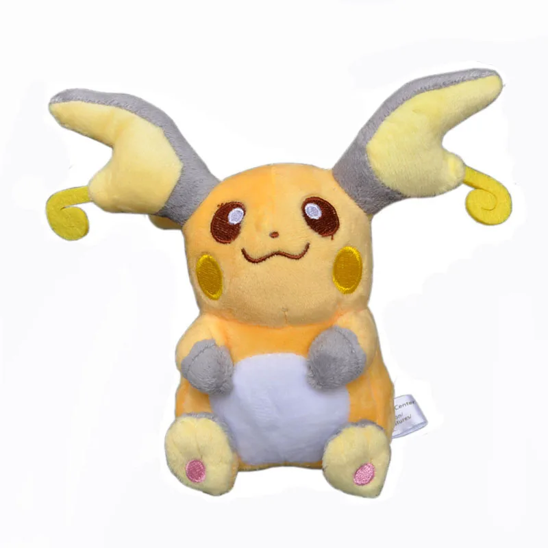 Raichu 14cm Altaria Alakazam Blastoise Bewear Бульбазавр, чармандер Charizard Cubone Ditto Dragonite Larvitar Magikarp плюшевые игрушки Gengar Toys SYQQ - Цвет: Raichu 14cm
