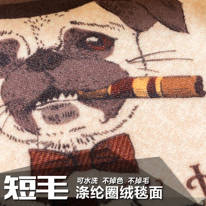 PAYSOTA Cartoon Boss Dog Rectangle Carpet Welcome Home Entrance Hall Kitchen Bathroom Rug | Дом и сад