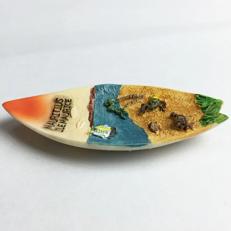 Mauritius Canoe Fridge Magnets Creative Ship Design Refrigerator Stickers Home Decoration Travel Souvenirs | Дом и сад