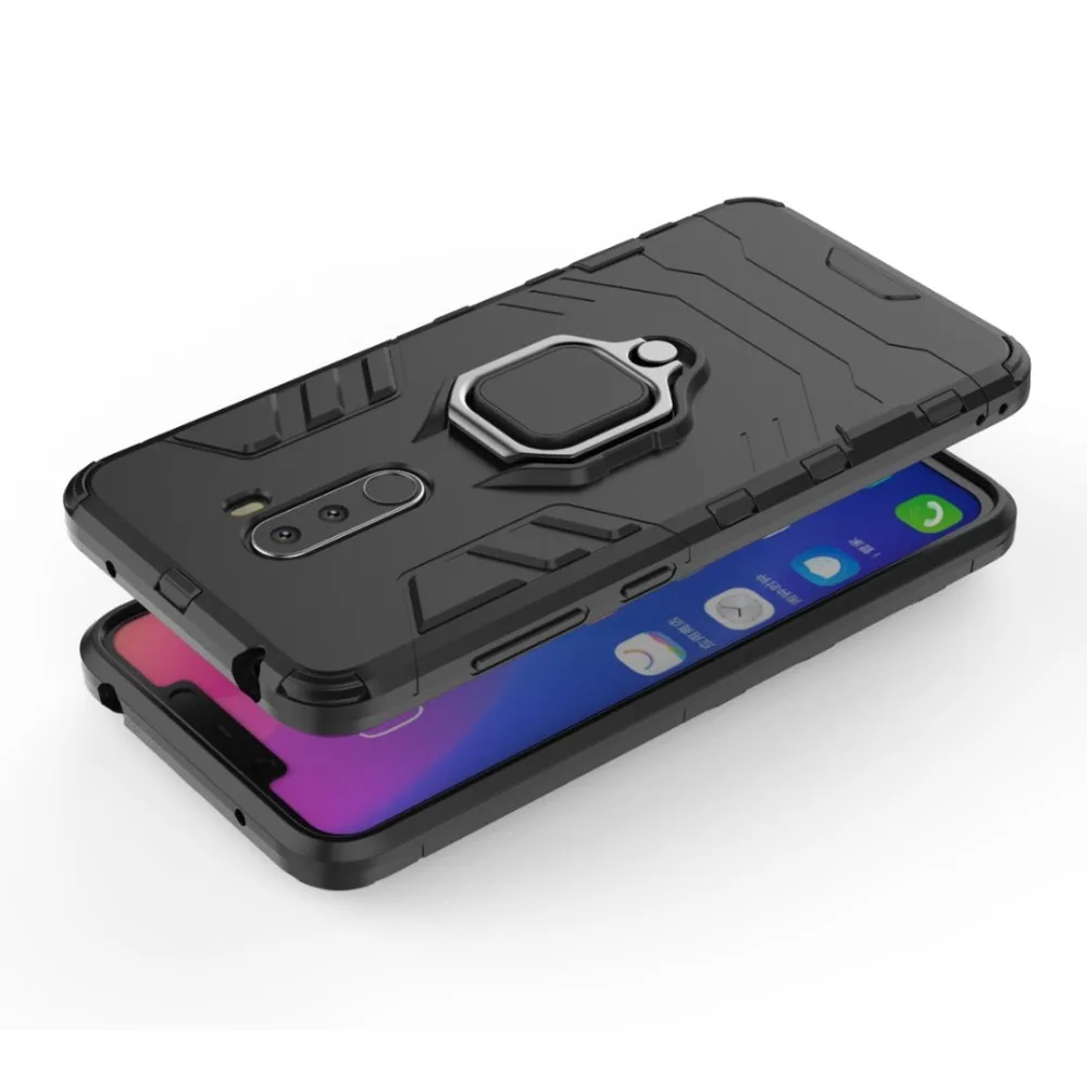 Надежный сверхпрочный бронированный ПК + ТПУ чехол для телефона Xiaomi PocophoneF1