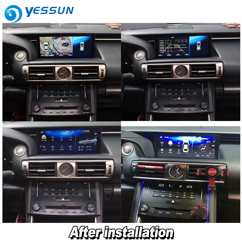 YESSUN 10,2" для Lexus IS 250~ автомобиль Android Carplay gps Navi карты навигации плеер Радио Стерео Wi-Fi без DVD