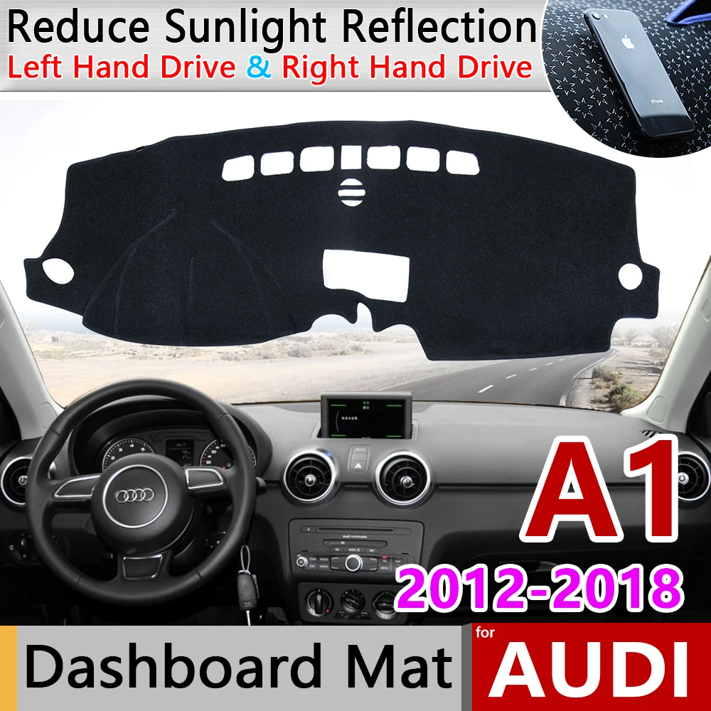 Для Audi A1 2012 ~ 2018 Противоскользящий коврик Dashmat Dash крышка приборной панели защитная