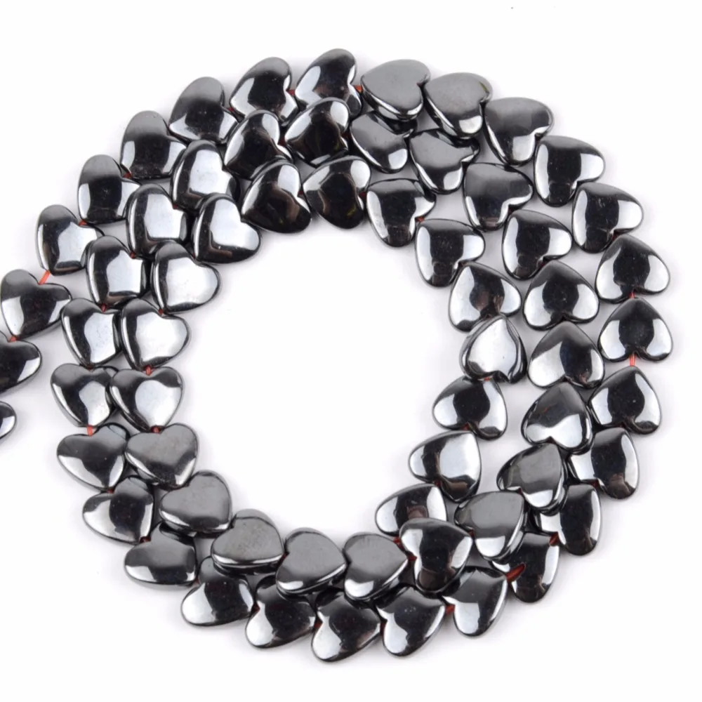 Wholesale 6*5mm Heart Shape Hematite Beads Diy Bracelet Necklace Jewellery Natural Stone For Making Jewelry Accessories | Украшения и