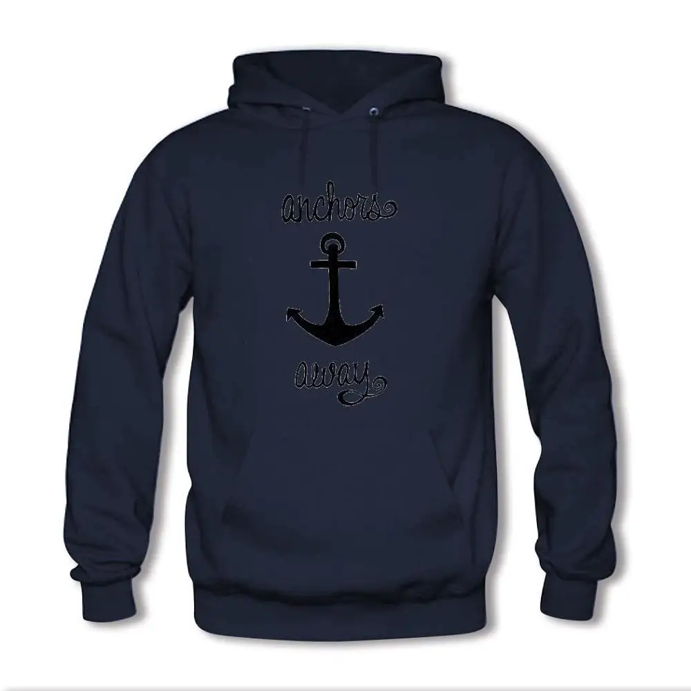 Якорь мужская Толстовка С Капюшоном индивидуальные Swea Новинка DIY Печать Sweas|sweatshirt